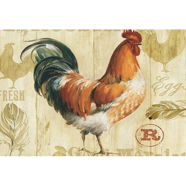 Vianmo Insegna In Legno 20X30 Cm Huhn HüHner Eggs Frische Eier-image