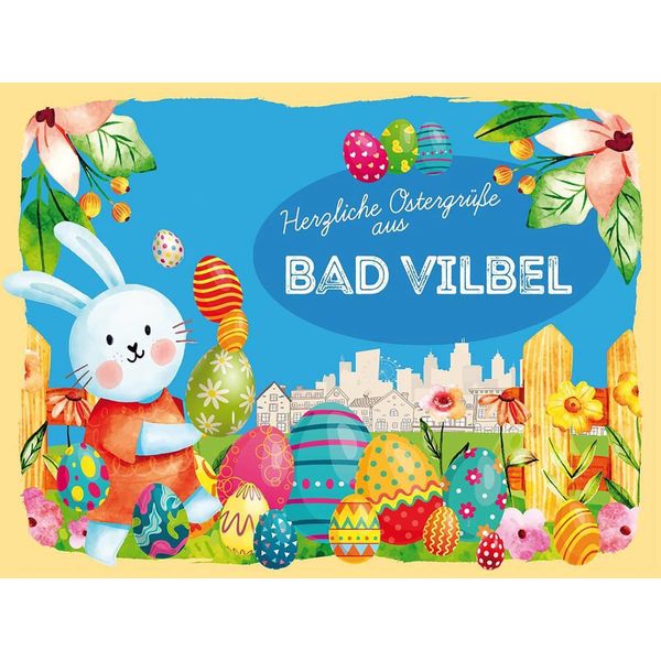 Vianmo Insegna In Legno 30X40 Cm Ostern OstergrüßE Bad Vilbel-image