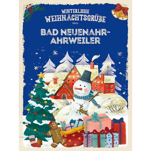 Vianmo Insegna In Legno 40X30 Cm WeihnachtsgrüßE Bad NEUENAHR-AHRWEILER-image