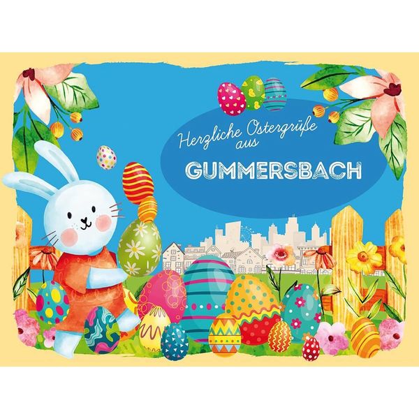 Vianmo Insegna In Legno 30X40 Cm Ostern OstergrüßE Gummersbach-image