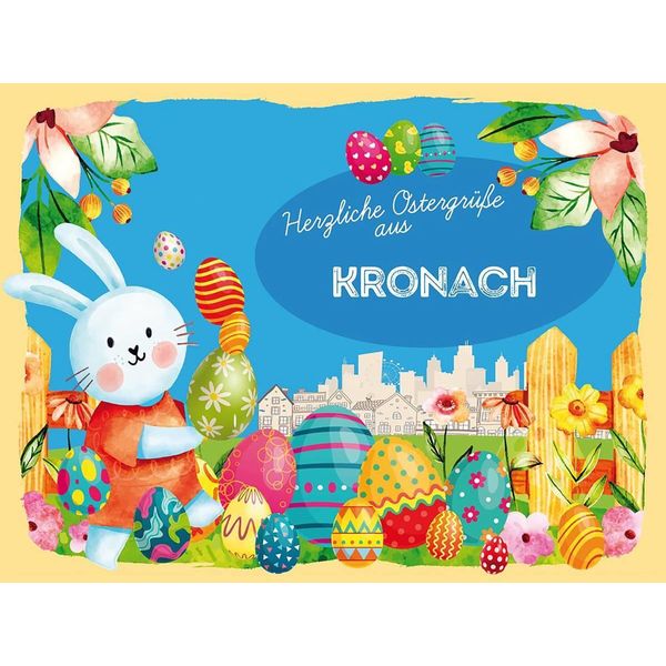 Vianmo Insegna In Legno 30X40 Cm Ostern OstergrüßE Kronach-image