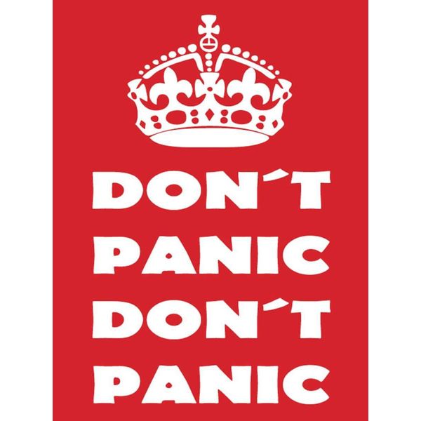 Vianmo Insegna In Legno 40X30 Cm Don't Panic Don't Panic-image