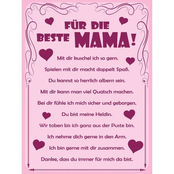 Vianmo Insegna In Legno 40X30 Cm FüR Die Beste Mama-image