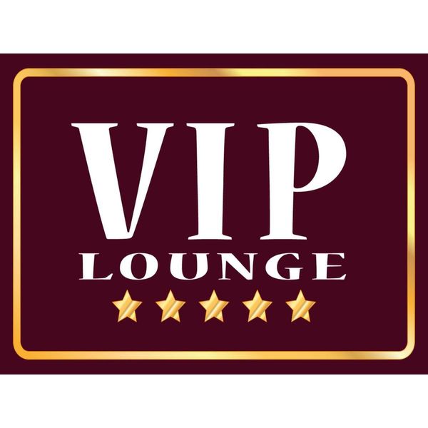 Vianmo Insegna In Legno 30X40 Cm Vip Lounge 5 Sterne-image