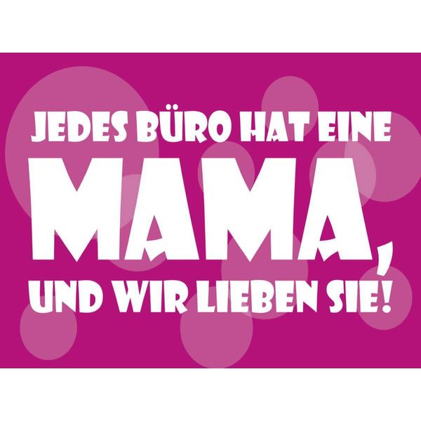 Vianmo Insegna In Legno 30X40 Cm Jedes BüRo Hat Eine Mama-image