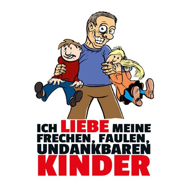 Vianmo Insegna In Legno 40X30 Cm Liebe Meine Frechen Kinder-image