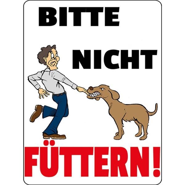 Vianmo Insegna In Legno 40X30 Cm Tiere Bitte Nicht FüTtern Hund-image