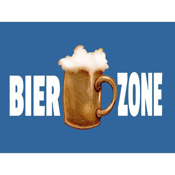 Vianmo Insegna In Legno 30X40 Cm Alkohol Bier Zone-image