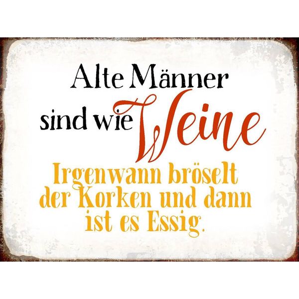 Vianmo Insegna In Legno 30X40 Cm Alte MäNner Sind Wie Weine-image