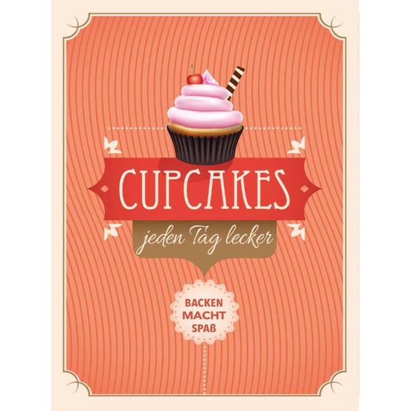 Vianmo Insegna In Legno 40X30 Cm Cupcakes Jeden Tag Lecker-image