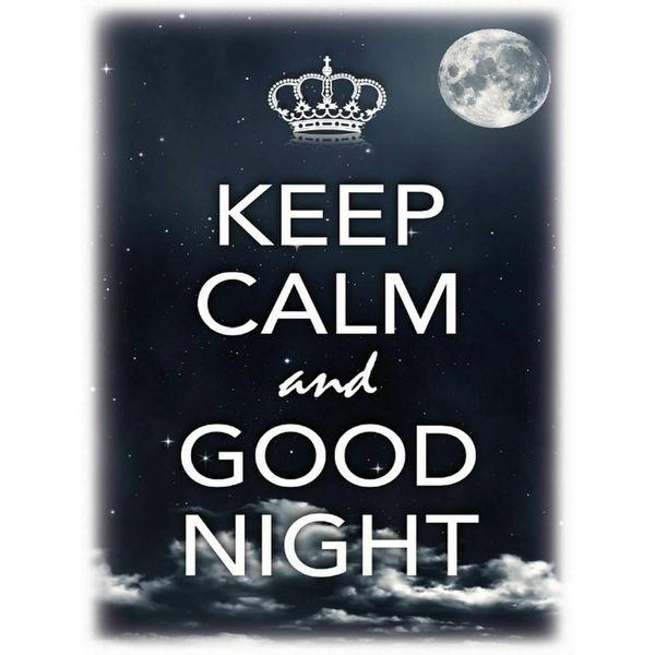 Vianmo Insegna In Legno 40X30 Cm Keep Calm And Good Night-image