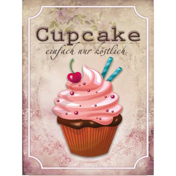 Vianmo Insegna In Legno 40X30 Cm Cupcake Einfach Nur KöStlich-image