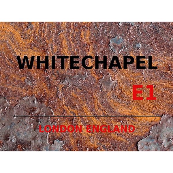 Vianmo Insegna In Legno 30X40 Cm London England Whitechapel E1-image