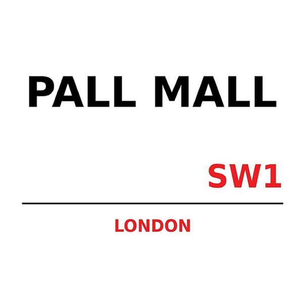 Vianmo Insegna In Legno 30X40 Cm London Pall Mall SW1-image
