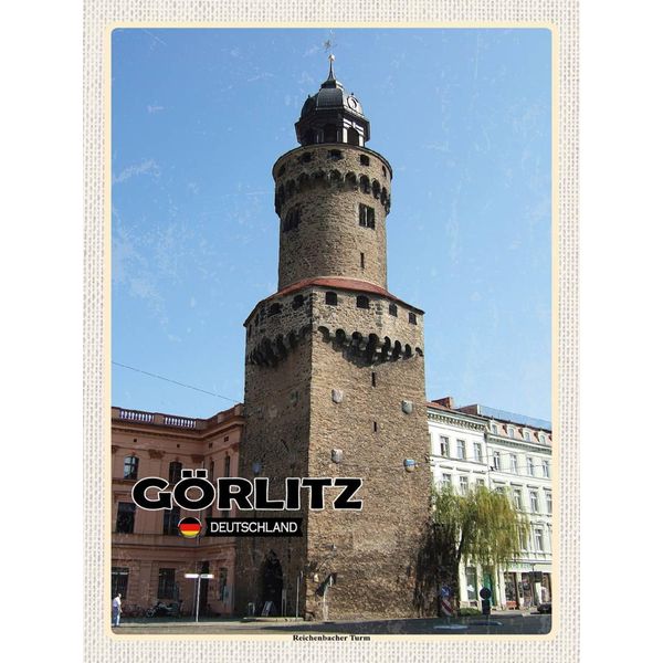 Vianmo Insegna In Legno 40X30 Cm GöRlitz Reichenbacher Turm-image