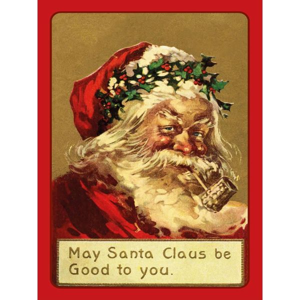 Vianmo Insegna In Legno 40X30 Cm Christmas Santa Claus Lustig-image