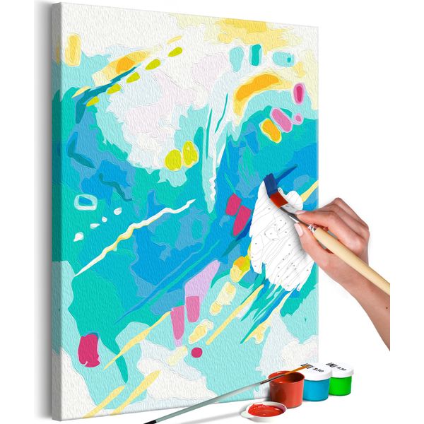 Tessuto Non Tessuto Painting By Numbers - Meteor Rain 40X60 Cm Abstract N-A-1669-E-A-image