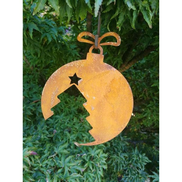 Palla Per Albero Di Natale In Acciaio Inox Abete-image