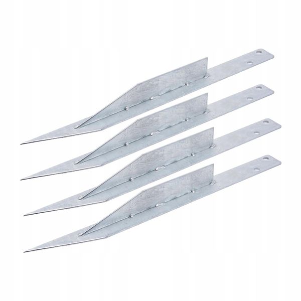 4Iq Ancoraggio A Terra Stabilizzante Set Di 4 Ancoraggi A Terra Ancoraggio A Spirale A Terra 50 Cm-image