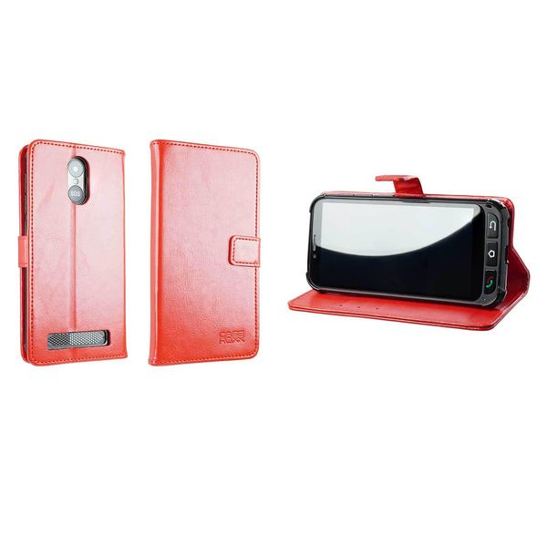 Custodia Bookstyle Per Spc Zeus 4G (Pro), Rosso-image