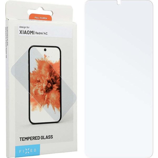 Vetro Temperato Per Xiaomi Redmi 14C / Poco C75, Vetro Temperato Fisso 2.5D, Trasparente-image