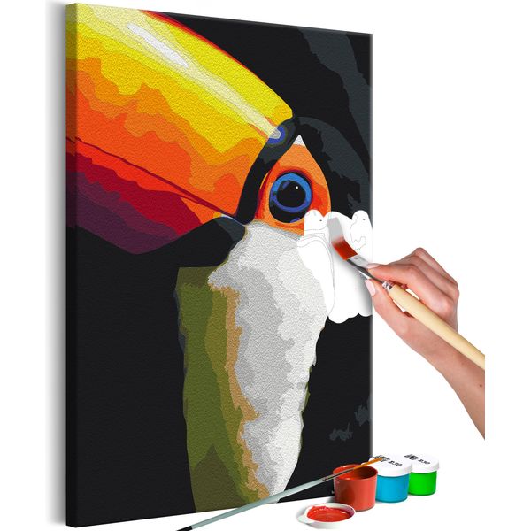 Tessuto Non Tessuto Pittura Per Numeri - Tucano 40X60 Cm Animali N-A-1482-E-A-image