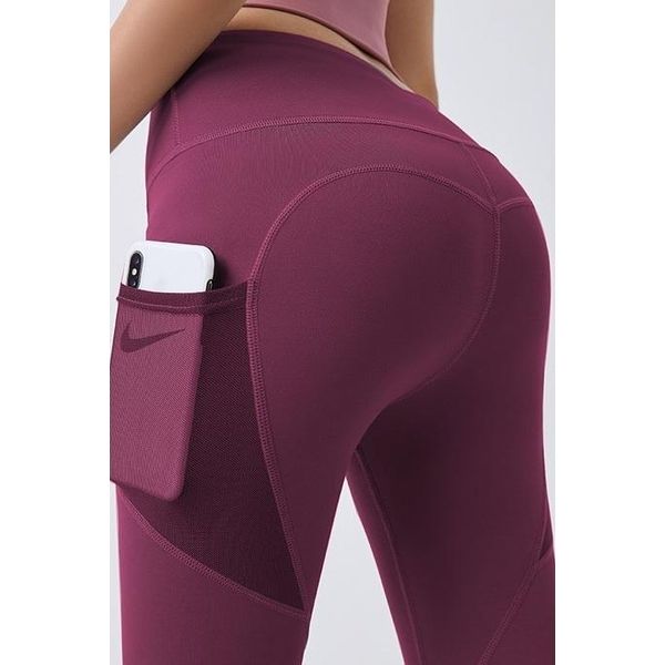 Leggings Da Donna EN-15553 - Borgogna/M KP15553-image