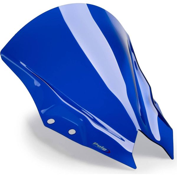 Cupolino Puig Z-Racing Blu 375X335Mm Omologato Abe Per Kawasaki-image