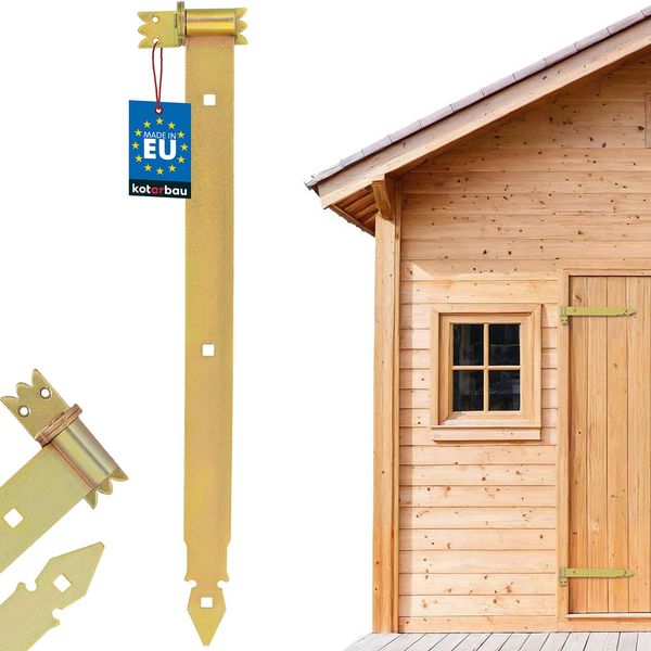 Kotarbau® Cerniera Per Tapparella 600 Mm Con Staffa Cerniera Per Anta Cerniera Per Anta Cerniera Per Edilizia Ferramenta Per Anta Ferramenta Per Anta Ferramenta Per Anta Acciaio Inox Accessori Per Anta Zincato Giallo-image