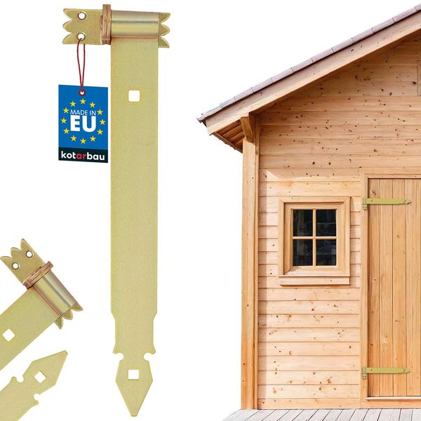 Kotarbau® Cerniera Per Avvolgibile 400 Mm Con Morsetto Cerniera Per Anta Cerniera Per Anta Cerniera Per Edilizia Ferramenta Per Anta Ferramenta Per Anta Ferramenta Per Anta Acciaio Inox Accessori Per Anta Zincato Giallo-image