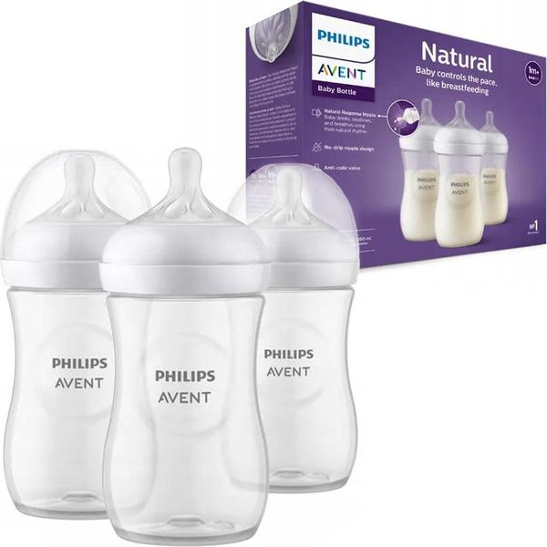 Philips Avent Pp-Flasche 3Er Pack Natural Response 260Ml-image