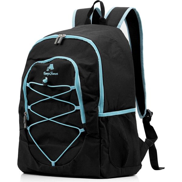 Campfeuer Zaino Refrigerante 30 Litri | Nero | Borsa Isolata Leggera E Impermeabile-image