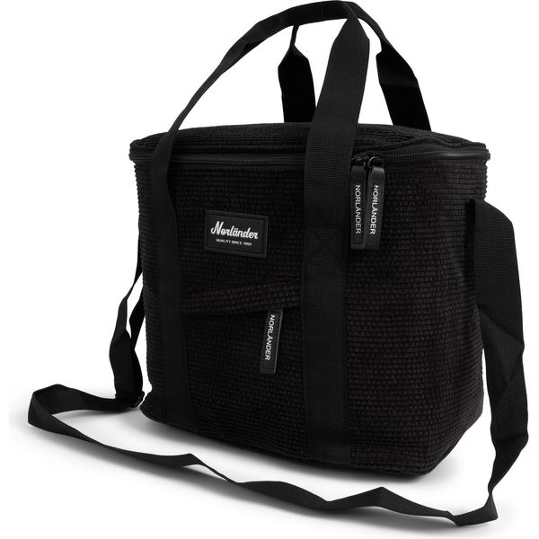 Borsa Frigo " Borsa Freezer "" Borsa Da Picnic Isolata In Velluto A Coste "" Borsa Isolata "" Piccola Borsa Frigo Con Maniglia E Tracolla Colore: Nero"-image