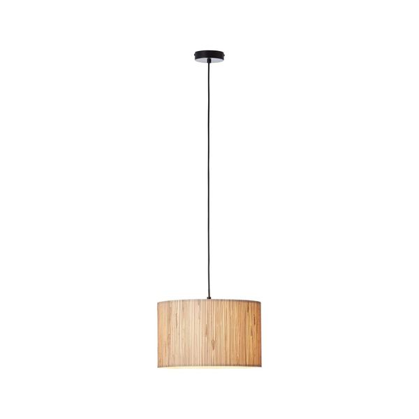 Brilliant Lampe, Wimea Pendelleuchte 35Cm Natur, 1X A60, E27, 52W, Kabel KüRzbar / In Der HöHe Einstellbar-image