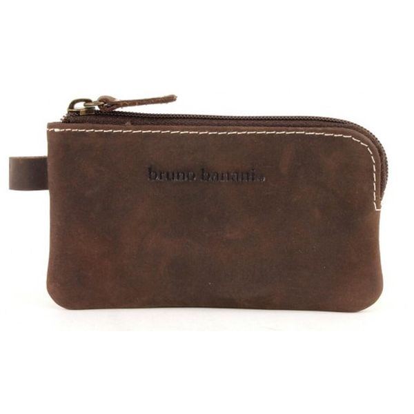 Bruno Banani Pelle Portafoglio Caso Chiave Phoenix Keyholder Brown Marrone-image