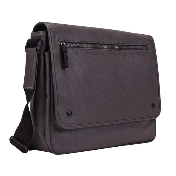 Leonhard Heyden Borsa A Tracolla Laptop Bag Con Scomparto Per Laptop Cult Messenger Bag Horizontal Grey Grigio-image