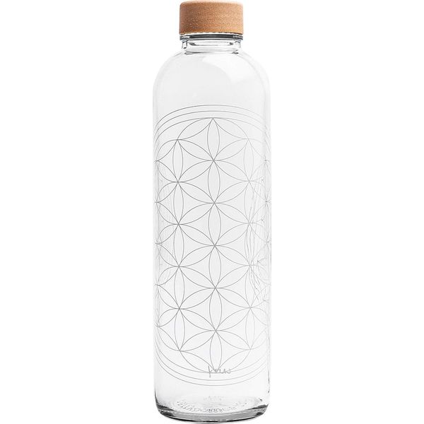Carry Trinkflasche 1L Flower Of Life , Klar-image