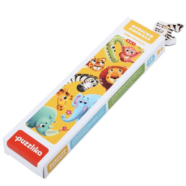 Puzzle Puzzlika - Animali Africani - 8X 2 Pezzi-image
