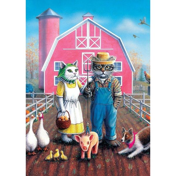 Art Puzzle Puzzle Cat Farmers 260 Pezzi-image