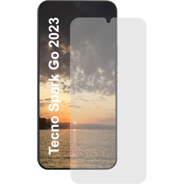 3X Pellicola Protettiva Cristallina Per Tecno Spark Go 2023 - Protezione Antibatterica Cristallina Dello Schermo Premium-image