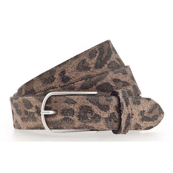 Vanzetti Pelle Cintura 25Mm Kid's Belt W80 Taupe - Dark Brown Marrone-image