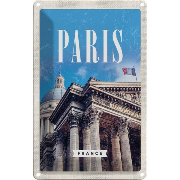 Vianmo Insegna Di Latta 30X20 Cm Paris France Grand Palais Frankreich-image