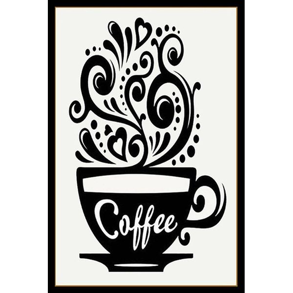 Vianmo Insegna In Legno 18X12 Cm Coffee-image