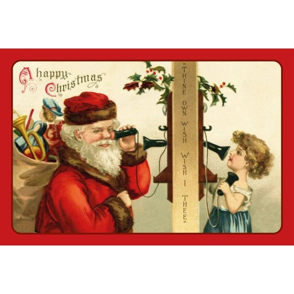 Vianmo Insegna In Legno 12X18 Cm Weihnachtene Santa Claus-image