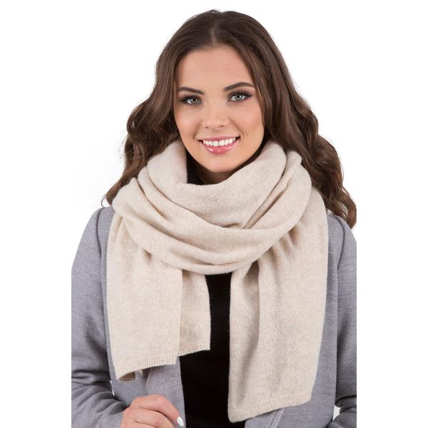 Sciarpa Invernale Da Donna Vivisence, Caldo E Accogliente Copricollo Per L'inverno E L'autunno, Calda Sciarpa Spessa, Classica Sciarpa Invernale Da Donna, Eu, Beige, Taglia Unica-image
