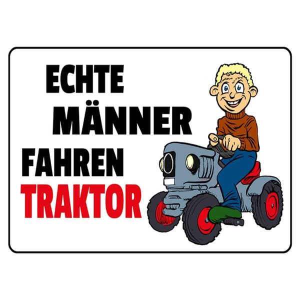 Vianmo Insegna In Legno 30X40 Cm 40X30C M Echte MäNner Fahren Traktor-image