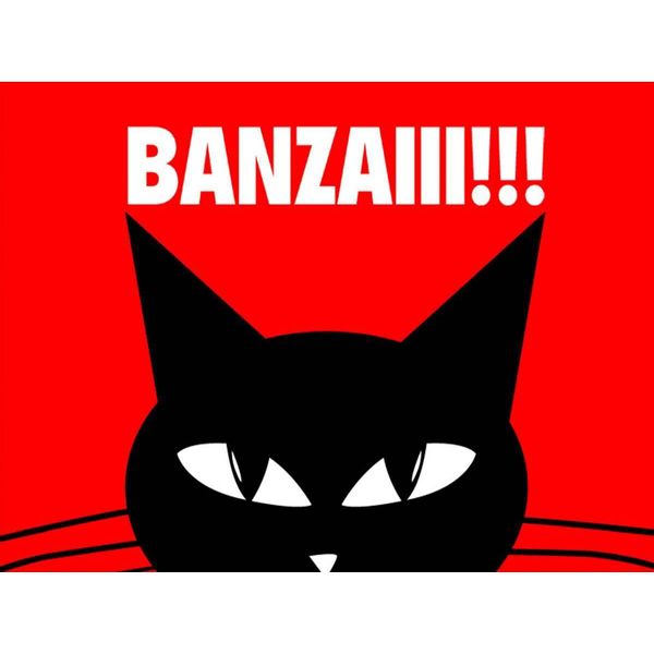 Vianmo Insegna In Legno 30X40 Cm Katze Banzaiii!!!-image