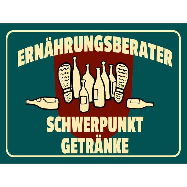 Vianmo Insegna In Legno 30X40 Cm ErnäHrungsberater GeträNke-image