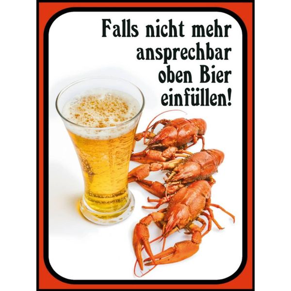 Vianmo Insegna In Legno 40X30 Cm Falls Nicht Ansprechbar Bier-image