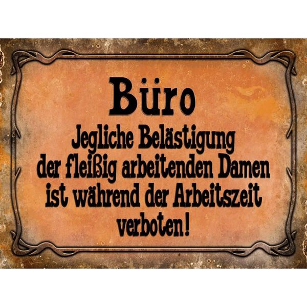 Vianmo Insegna In Legno 30X40 Cm BüRo BeläStigung Der Damen-image